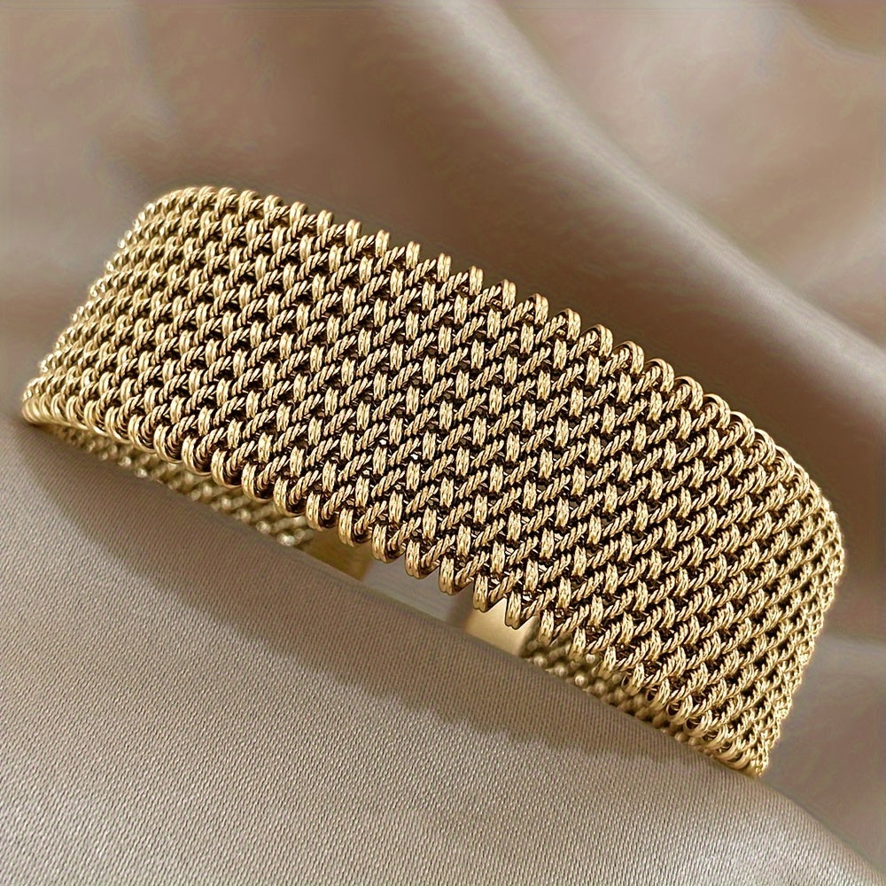 Lucas & Lèa Paris | Bracelet en Acier Plaqué Or