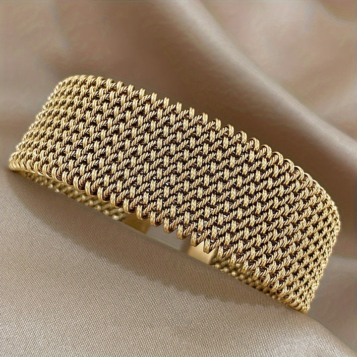Lucas & Lèa Paris | Bracelet en Acier Plaqué Or