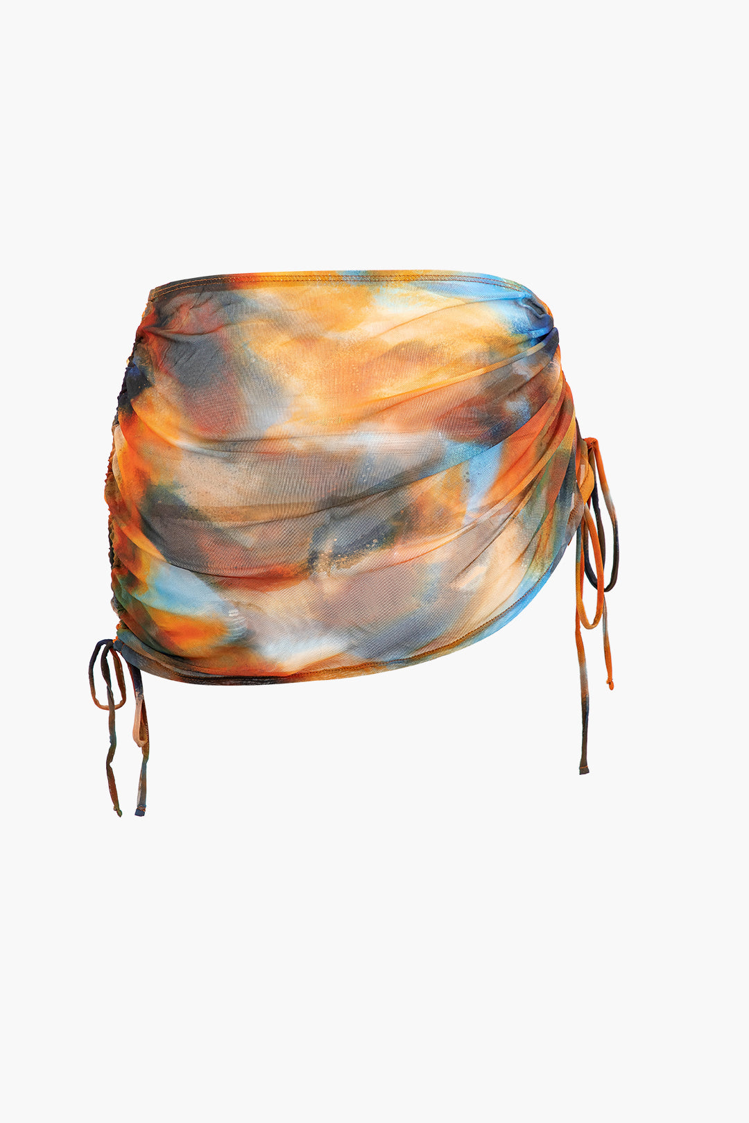 Siena | Ensemble de maillot de bain croisé et paréo aquarelle
