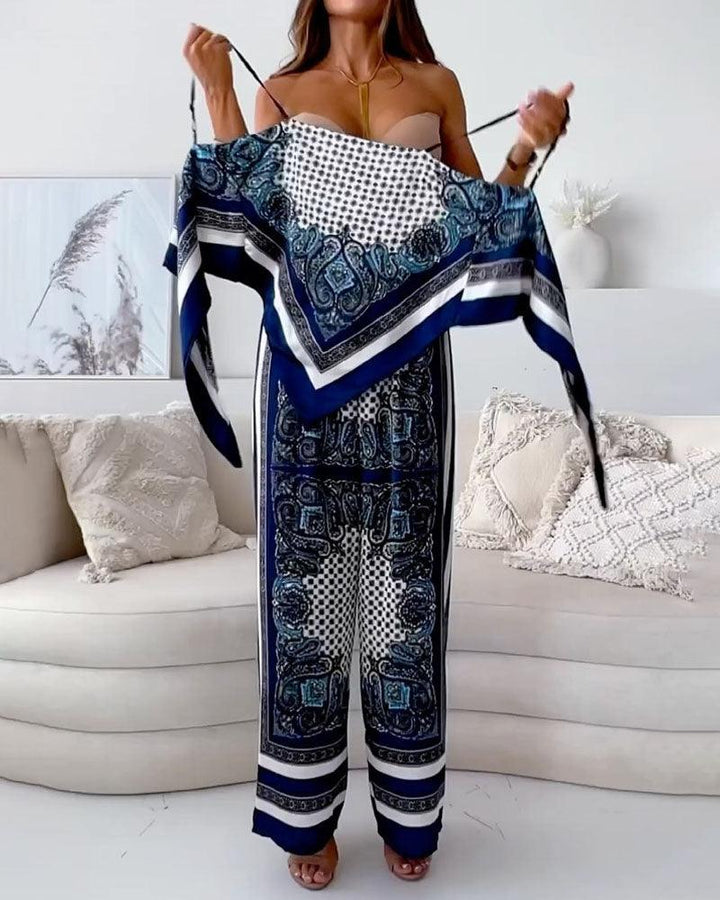 Helen | Ensemble de vêtements à lacets stylé prêt pour les vacances