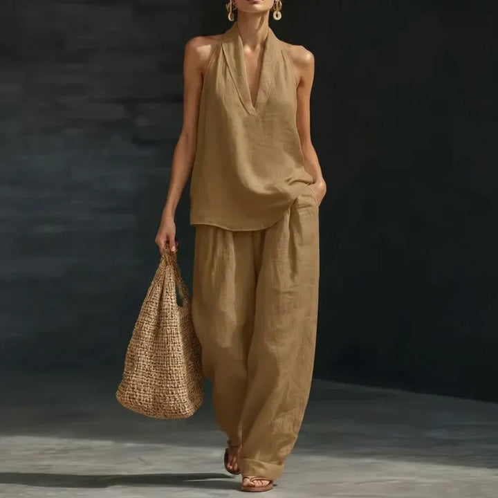 Ainhoa | Ensemble débardeur décontracté et pantalon large