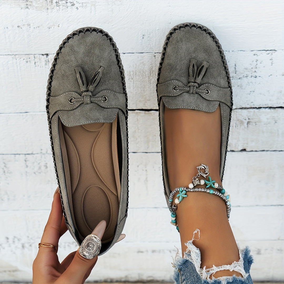 Bella - Mocassins classiques avec détail de franges
