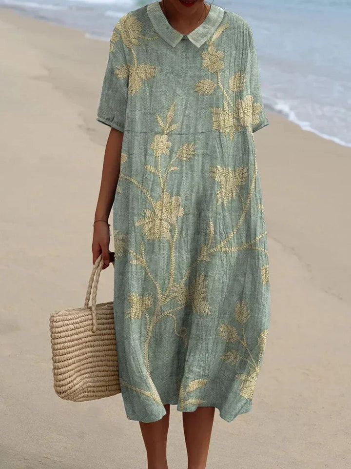 Merel | Robe Maxi Florale Vintage