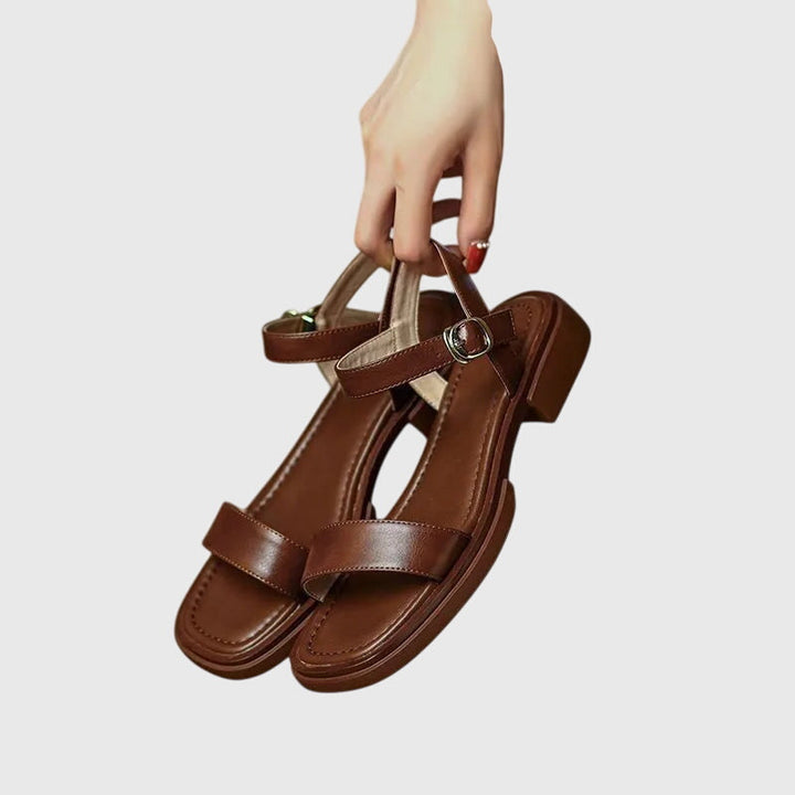 Celestia™ | Sandales en Cuir Orthopédiques
