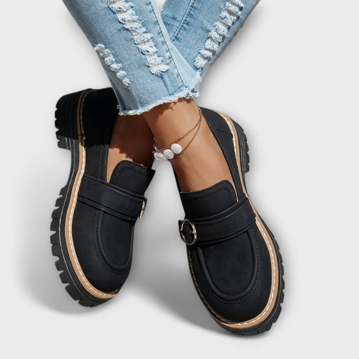Lora™ | Mocassins Casual à Bout Rond