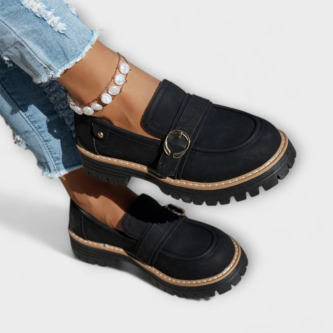 Lora™ | Mocassins Casual à Bout Rond