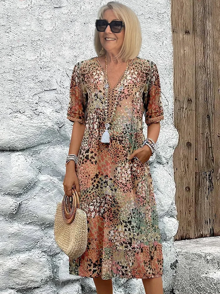 Robe Midi Vibrante Rachel