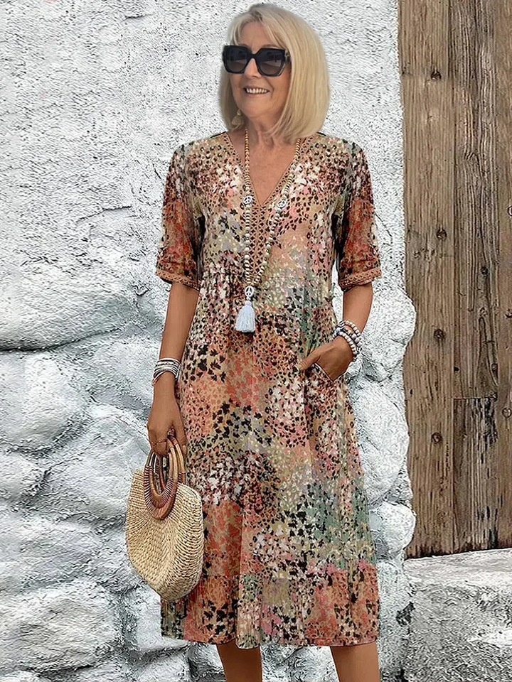 Robe Midi Vibrante Rachel