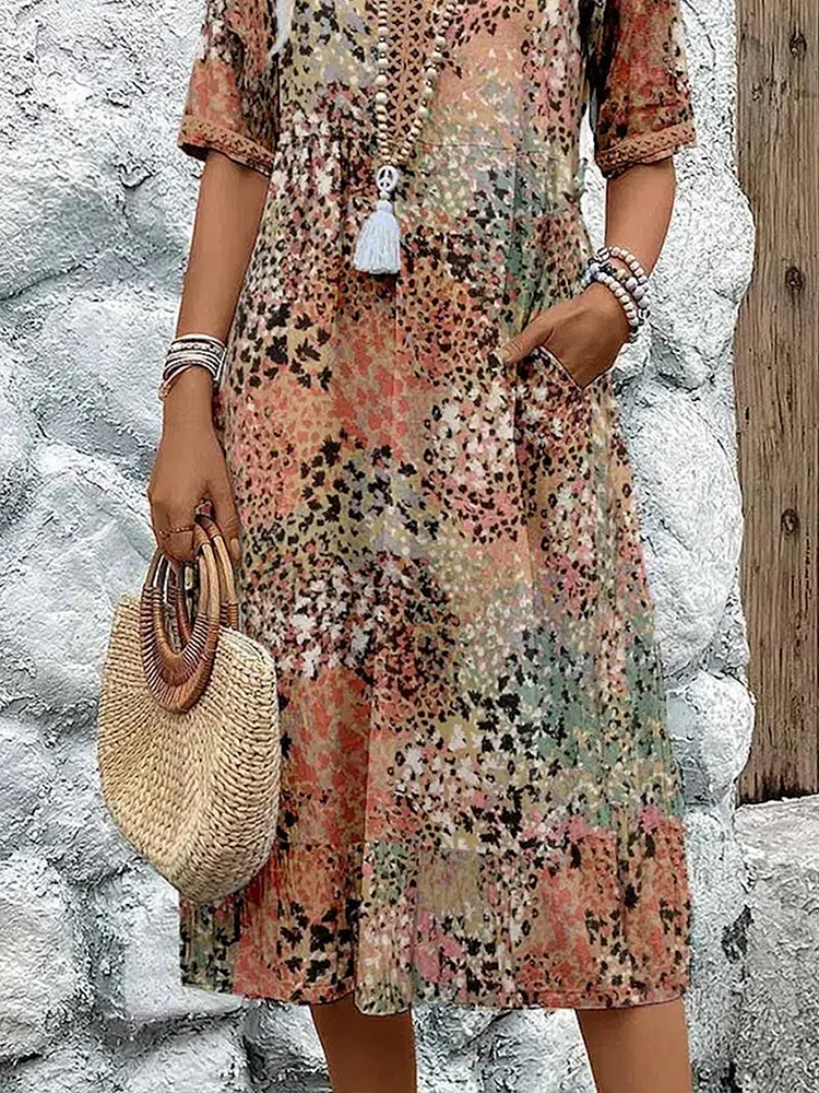 Robe Midi Vibrante Rachel