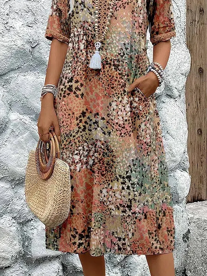 Robe Midi Vibrante Rachel