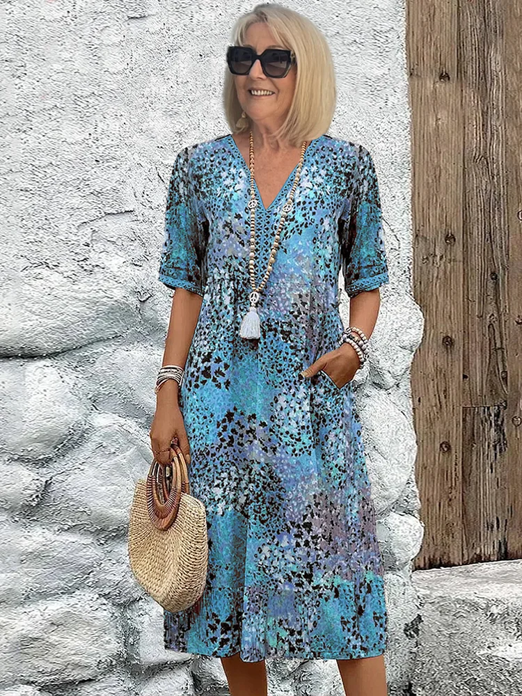 Robe Midi Vibrante Rachel