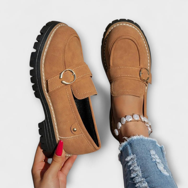 Lora™ | Mocassins Casual à Bout Rond