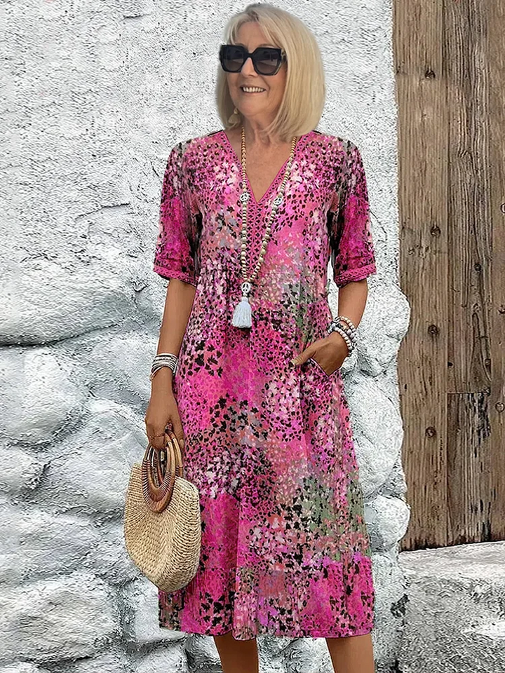 Robe Midi Vibrante Rachel