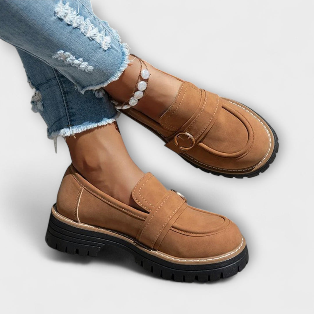Lora™ | Mocassins Casual à Bout Rond