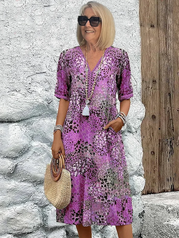 Robe Midi Vibrante Rachel