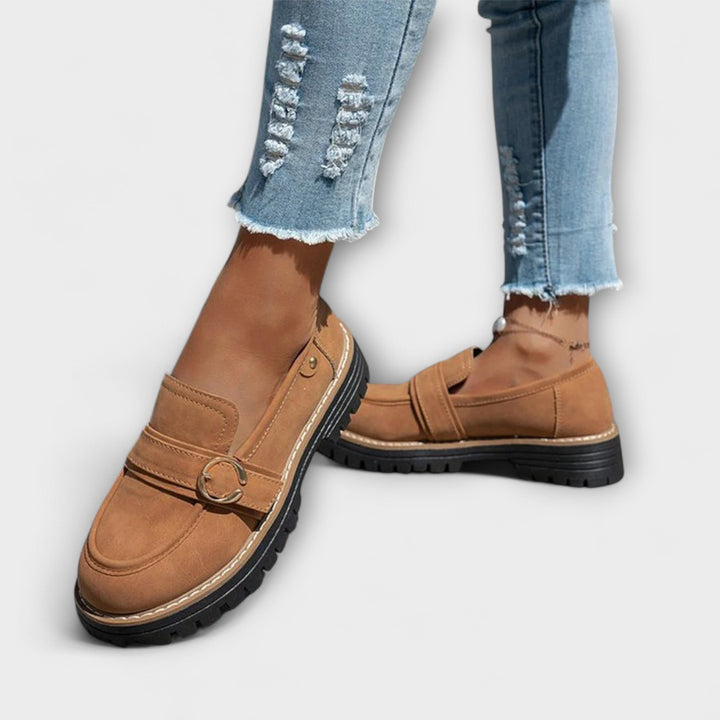 Lora™ | Mocassins Casual à Bout Rond