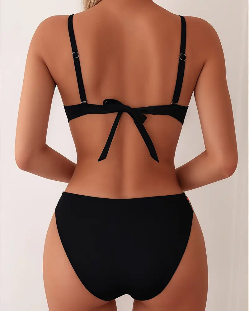 Lois | Ensemble de bikini sexy sans dos