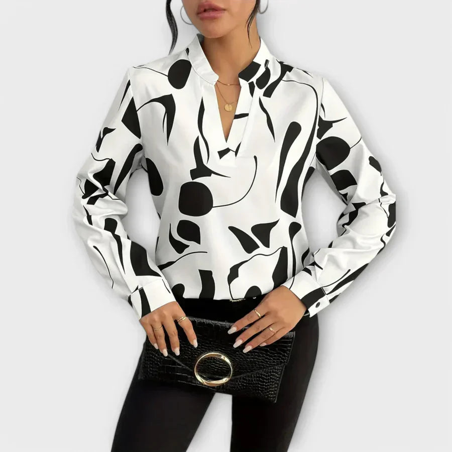 Lara™ Blouse Élégante Avec Design