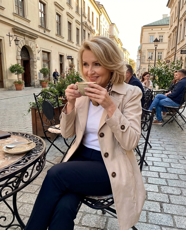 Olivia – Manteau d'Été Élégant Vintage