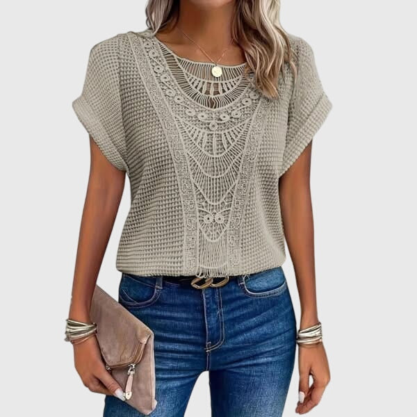 Pearl™ | Blouse Élégante Style Ibiza