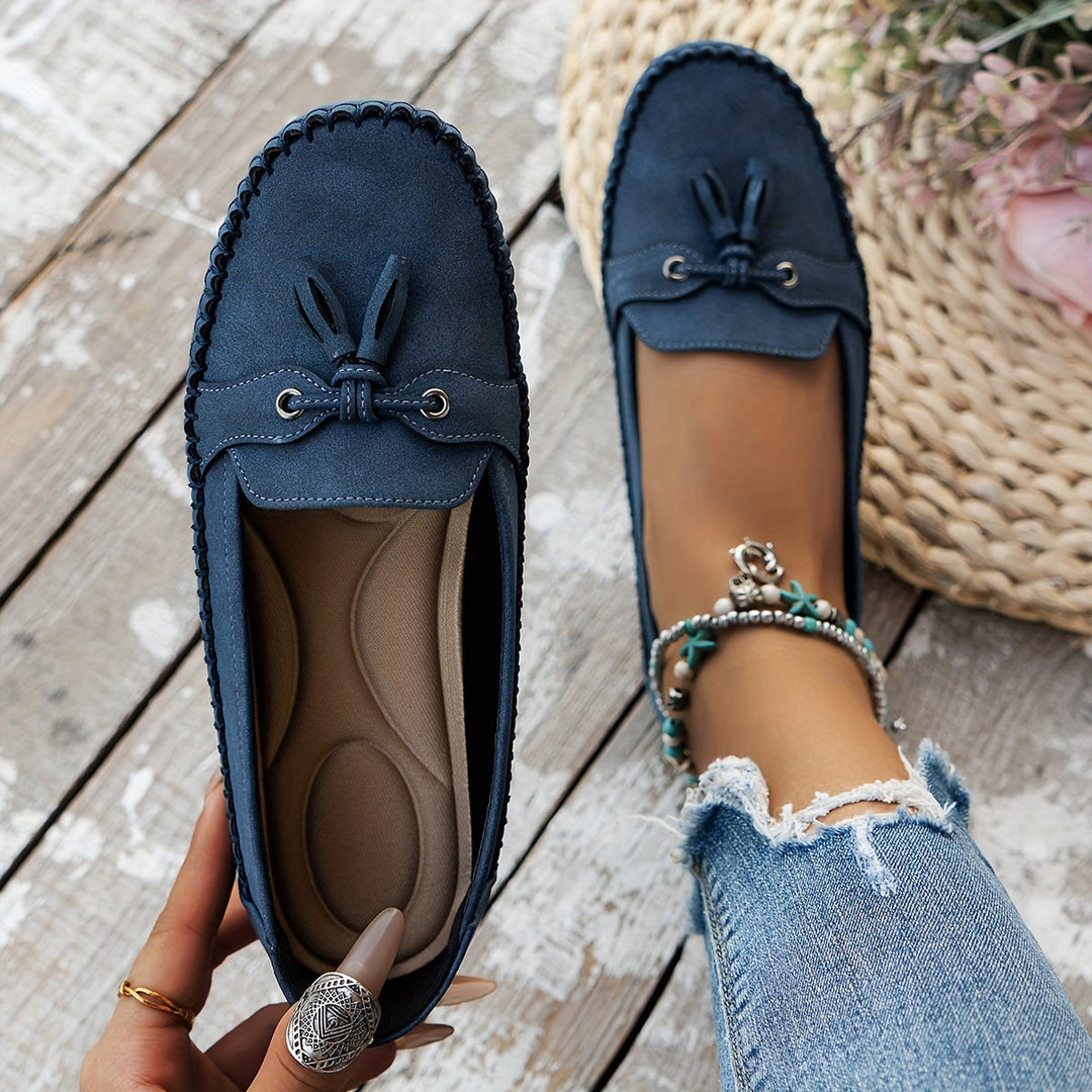 Bella - Mocassins classiques avec détail de franges