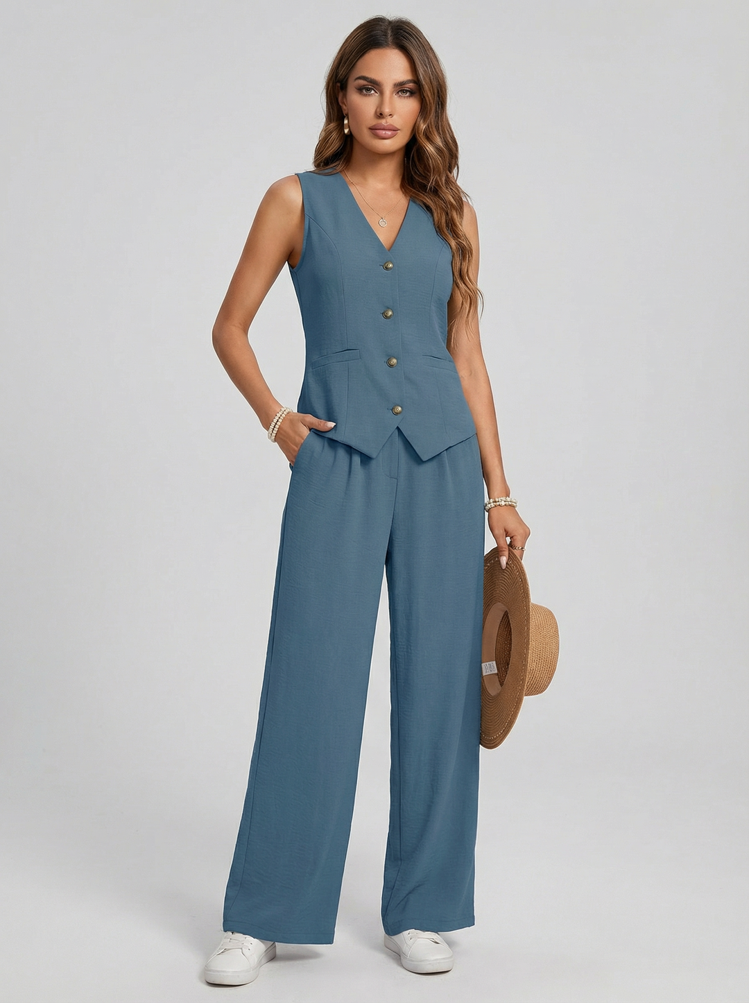 Sofía | Ensemble Gilet + Pantalon
