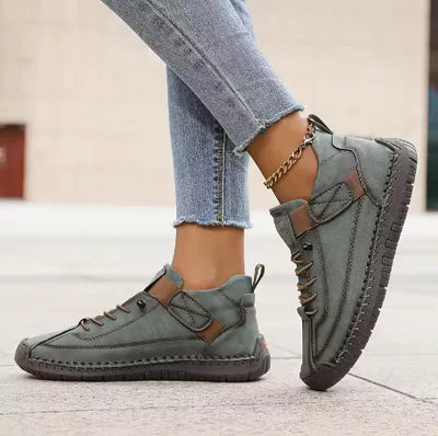 Gisela - Chaussures orthopédiques confortables effet cuir