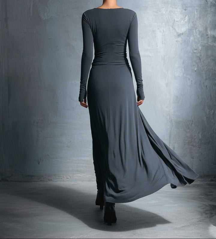 Mildred · Robe maxi avec nœud sur le côté