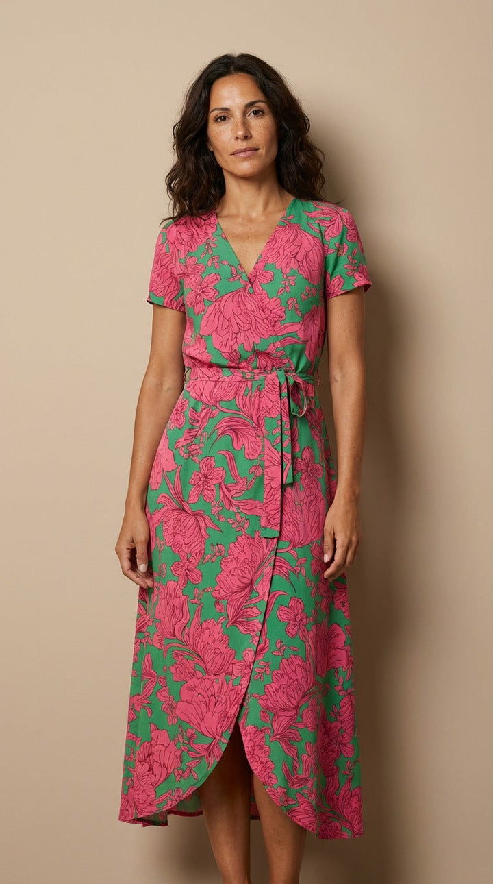 Charlotte™ | Robe Wrap Élégante