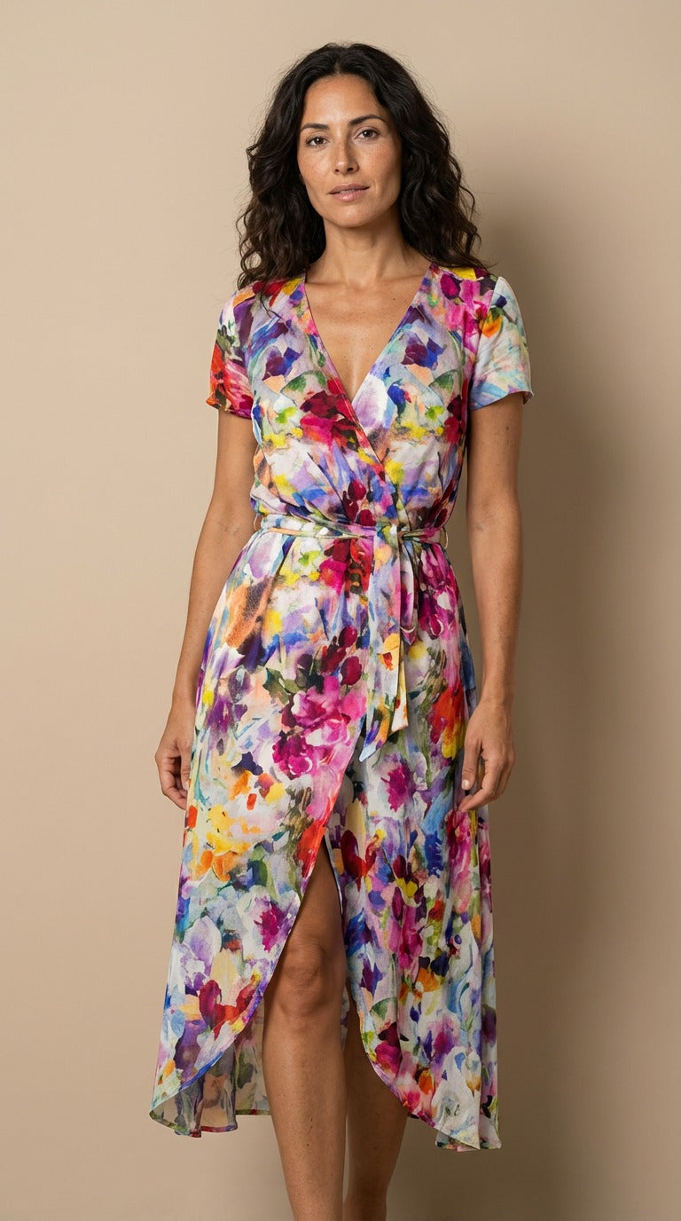 Charlotte™ | Robe Wrap Élégante