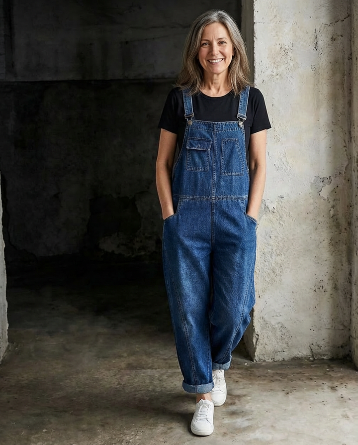 Jade | Salopette en Jean Ample