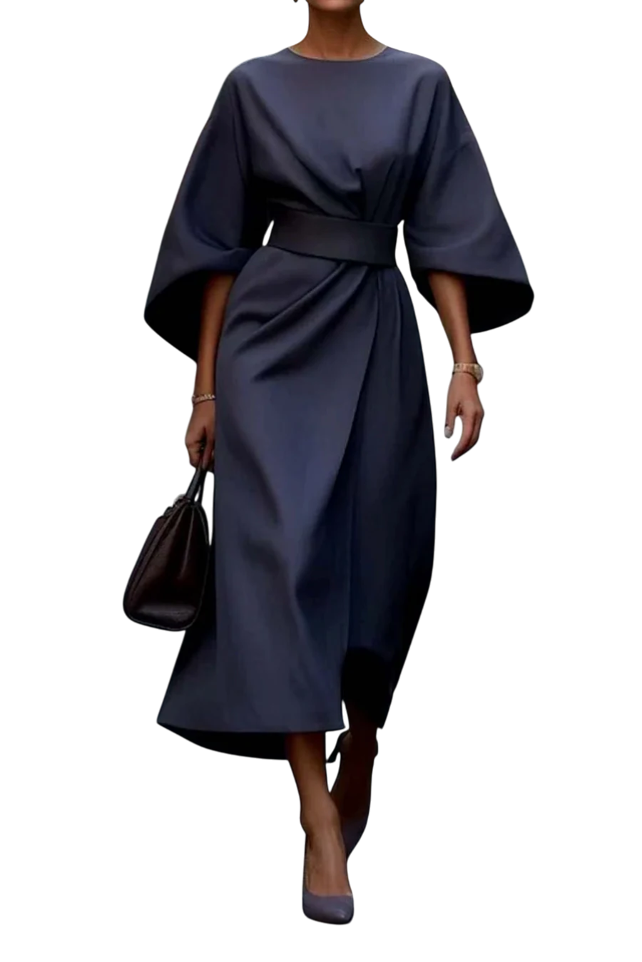 Maya™ | Robe à manches lanternes élégante