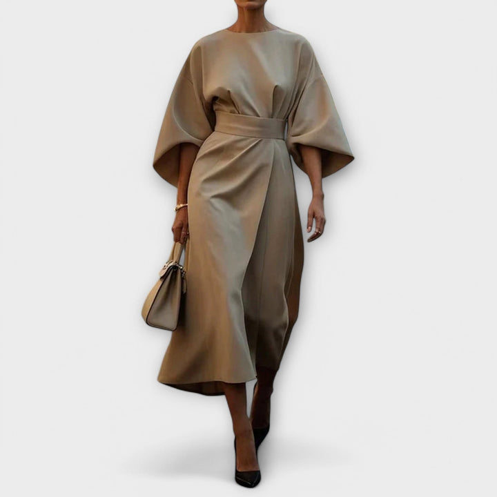 Maya™ | Robe à manches lanternes élégante
