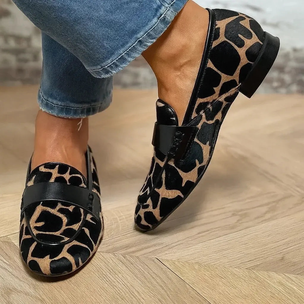 Renata - Mocassins à imprimé animal