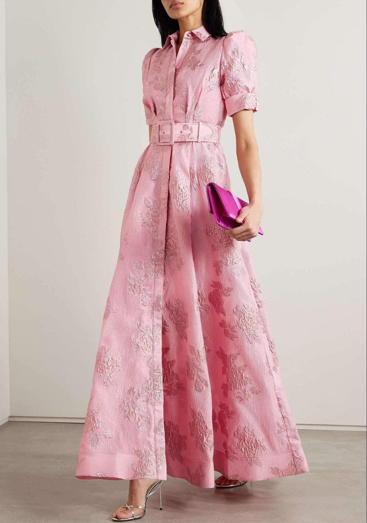 Aria™ | Robe avec Manches Bouffantes Courtes