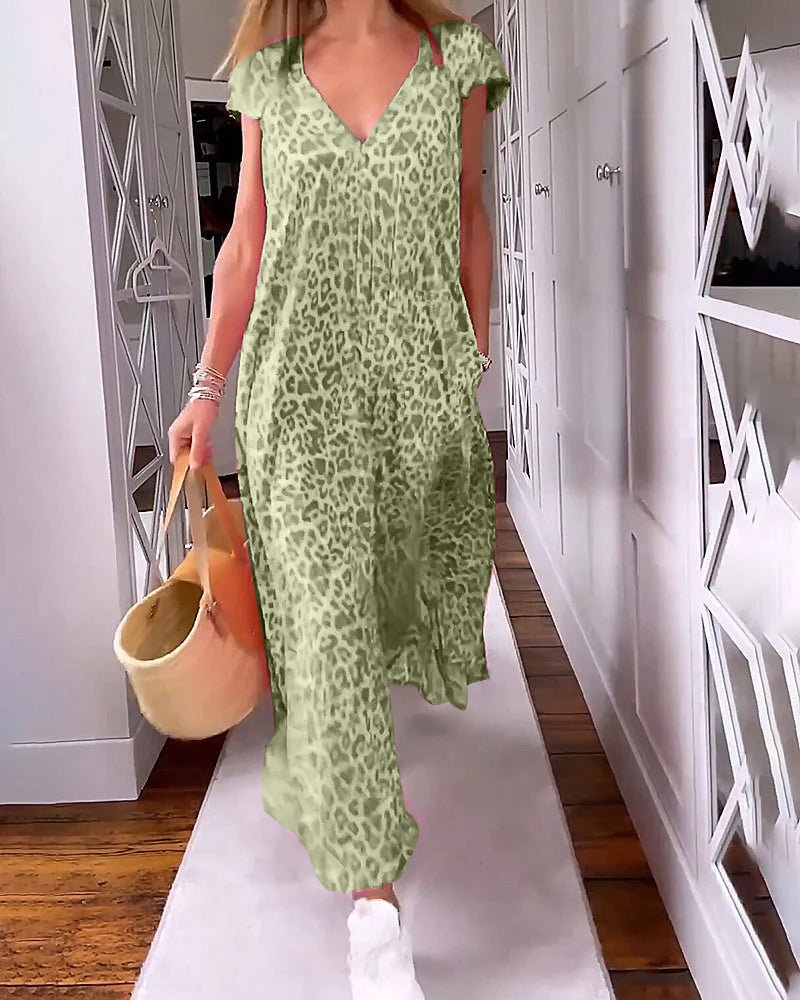 Glaiza | Robe Maxi à Col V