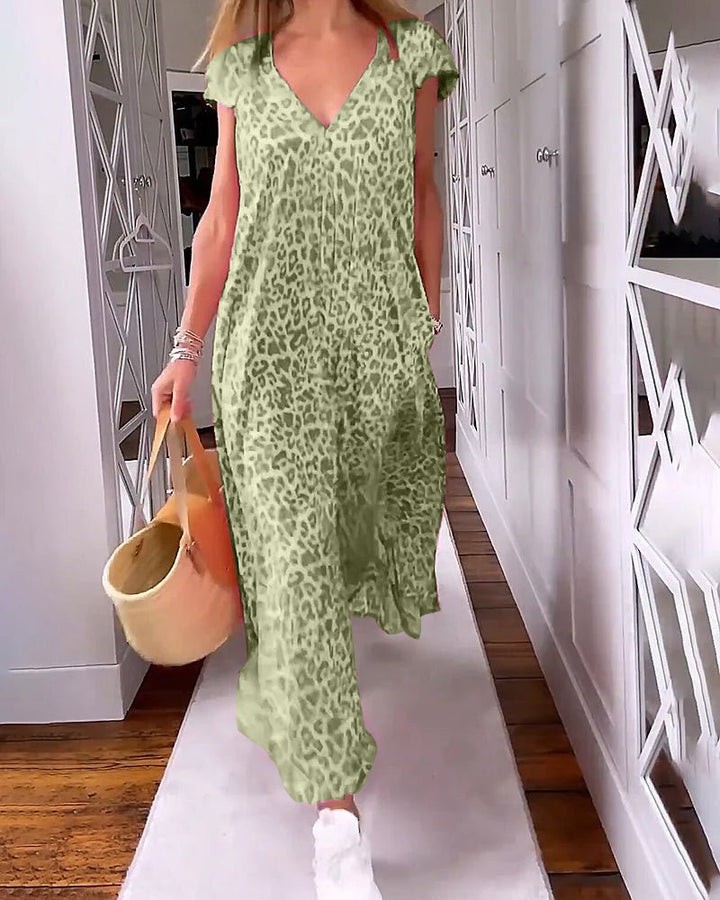 Glaiza | Robe Maxi à Col V