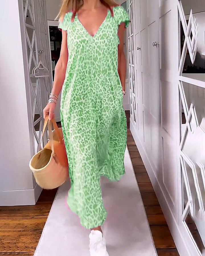 Glaiza | Robe Maxi à Col V