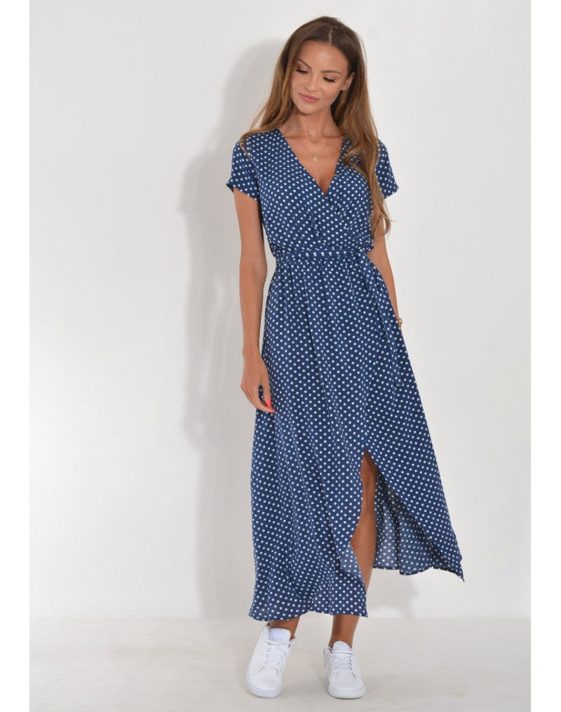 Talia™ | Robe florale élégante à décolleté en V