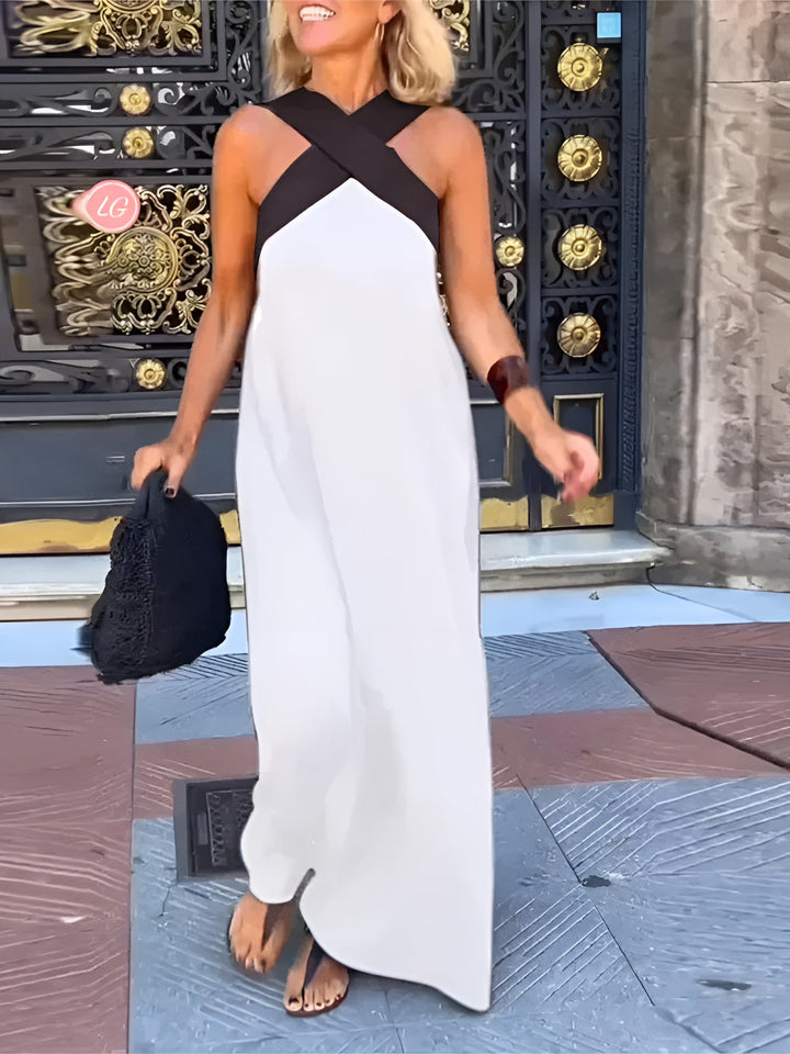 Delphine | Robe avec Découpe Croisée