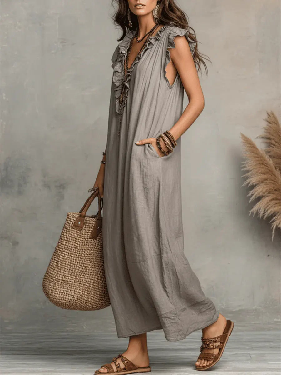 Carmela™ – Robe Longue Volante