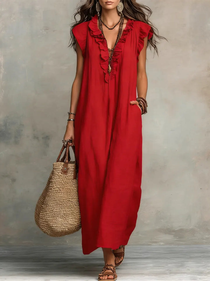 Carmela™ – Robe Longue Volante