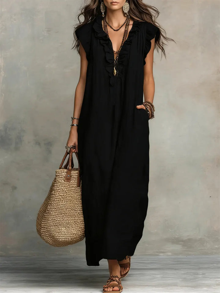 Carmela™ – Robe Longue Volante