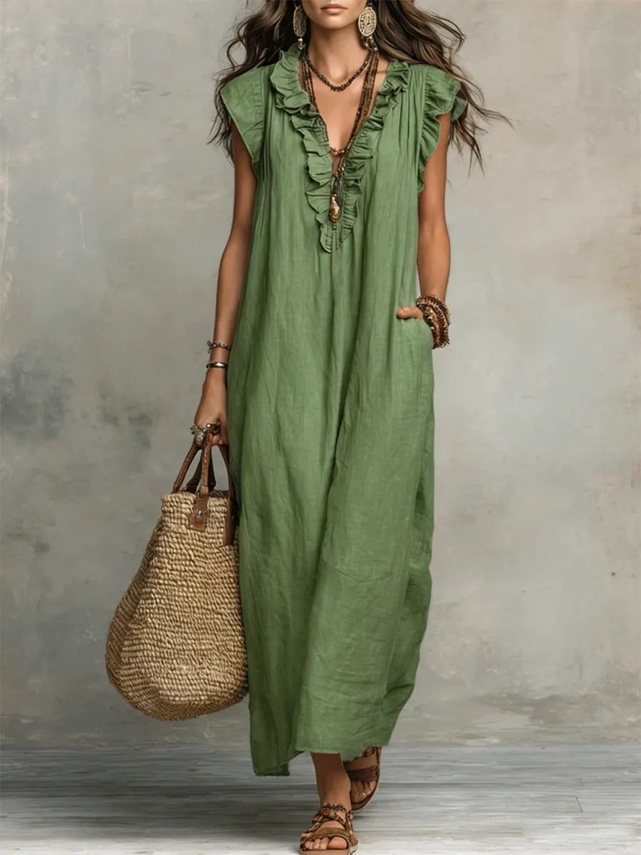 Carmela™ – Robe Longue Volante