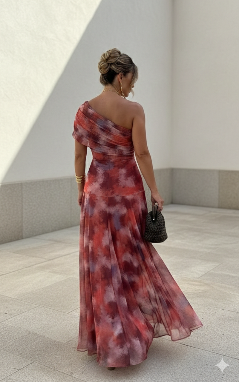 Uma - Robe fluide et ample au design élégant