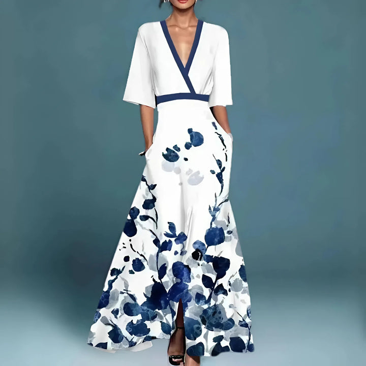 Lucas & Léa Paris| Abito maxi floreale dallo stile sofisticato