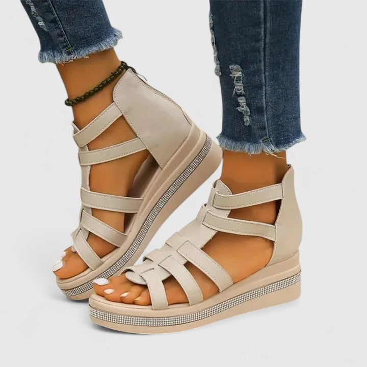 Kendall | Sandales Orthopédiques à Strass
