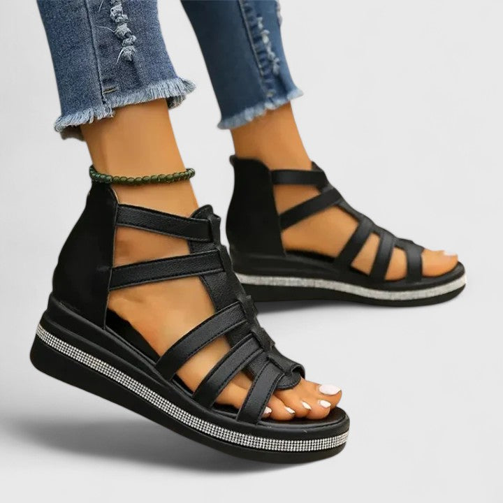 Kendall | Sandales Orthopédiques à Strass
