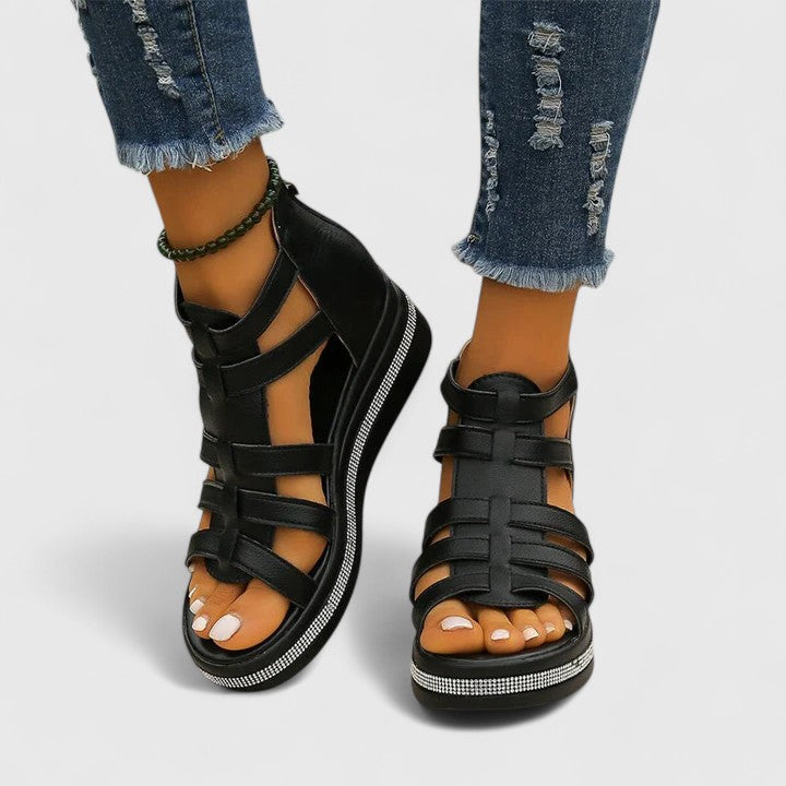 Kendall | Sandales Orthopédiques à Strass