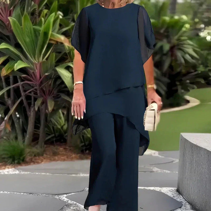 Harper | Ensemble élégant irrégulier de haut et de pantalon